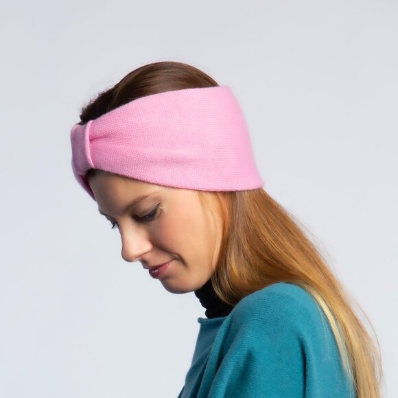 100% cashmere, Convertible headband-Sofia main image 4